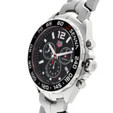 Tag Heuer Senna Chronograph Special Edition Black Dial Silver Steel Strap Watch for Men - CAZ1015.BA0883 Authentic Buy Shop Now