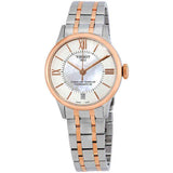 Tissot Chemin Des Tourelles Powermatic 80 Helvetic Price Lady Silver Dial Two Tone Steel Strap Watch For Women - T099.207.22.118.01 Authentic Buy Shop Now