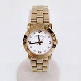 Marc Jacobs Amy White Dial Gold Steel Strap Watch for Women - MBM3182 Authentic Buy Shop Now