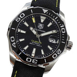 Tag Heuer Aquaracer Calibre 5 Automatic Black Dial Black Nylon Strap Watch for Men - WAY211A.FC6362 Authentic Buy Shop Now