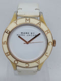 Marc Jacobs Blade White Dial White Leather Strap Watch for Women - MBM1179 Authentic Buy Shop Now