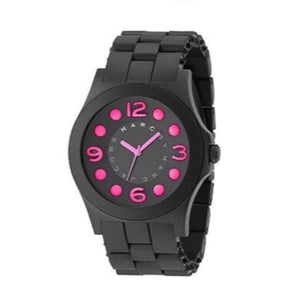Marc Jacobs Pelly Black Dial Black Silicone Strap Watch for Women - MBM2517 Authentic Buy Shop Now