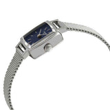 Tissot Lovely Square Blue Dial Silver Mesh Bracelet Watch For Women - T058.109.11.041.00 Authentic Buy Shop Now