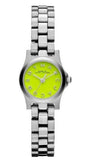 Marc Jacobs Henry Yellow Dial Silver Steel Strap Watch for Women - MBM3201 Authentic Buy Shop Now