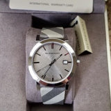 Burberry The City Nova Beige Dial Grey Leather Strap Watch for Women - BU9023 Authentic Buy Shop Now