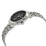 Tissot T Classic Carson Premium Automatic Lady Black Dial Silver Steel Strap Watch for Women - T122.207.11.051.00 Authentic Buy Shop Now