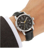 Tissot T Race PRC 200 Chronograph Quartz Black Dial Black Leather Strap Watch for Men - T17.1.526.52 Authentic Buy Shop Now