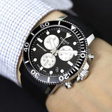 Tissot Seastar 1000 Chronograph Black Dial Black Rubber Strap Watch For Men - T120.417.17.051.00 Authentic Buy Shop Now