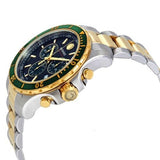 Movado Series 800 Chronograph Green Dial Two Tone Steel Strap Watch For Men - 2600148 Authentic Buy Shop Now