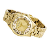 Marc Jacobs Henry Gold Dial Gold Steel Strap Watch for Women - MBM3292 Authentic Buy Shop Now
