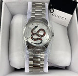 Gucci G Timeless Silver Dial Silver Steel Strap Watch For Women - YA1264076 Authentic Buy Shop Now