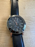 Burberry The City Black Dial Black Leather Strap Watch for Men - BU9382 Authentic Buy Shop Now