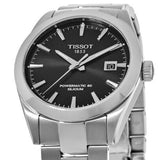 Tissot Gentleman Powermatic 80 Silicium Black Dial Silver Steel Strap Watch For Men - T127.407.11.051.00 Authentic Buy Shop Now