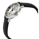 Tissot Carson Premium Lady Silver Dial Black Leather Strap Watch For Women - T122.210.16.033.00 Authentic Buy Shop Now