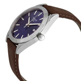 Tissot Gentleman Blue Dial Brown Leather Strap Watch For Men - T127.410.16.041.00 Authentic Buy Shop Now