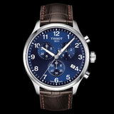 Tissot Chrono XL Classic Blue Dial Brown Leather Strap Watch For Men - T116.617.16.047.00 Authentic Buy Shop Now