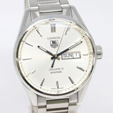 Tag Heuer Carrera Calibre 5 Automatic White Dial Silver Steel Strap Watch for Men - WAR201B.BA0723 Authentic Buy Shop Now