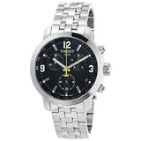 Tissot PRC 200 Chronograph Black Dial Stainless Steel Watch For Men - T0554171105700 Authentic Buy Shop Now
