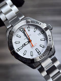 Tag Heuer Aquaracer Quartz White Dial Silver Steel Strap Watch for Men - WBD1111.BA0928 Authentic Buy Shop Now