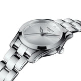 Tissot T Wave Diamonds White Dial Silver Steel Strap Watch For Women - T112.210.11.036.00 Authentic Buy Shop Now