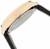 Gucci GG2570 Quartz Black Dial Black Leather Strap Watch For Men - YA142309 Authentic Buy Shop Now