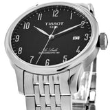 Tissot Le Locle Powermatic 80 Black Dial Silver Steel Strap Watch For Men - T006.407.11.052.00 Authentic Buy Shop Now