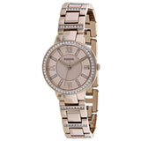 Fossil Virginia Pink Dial Pink Steel Strap Watch for Women - ES4482 Authentic Buy Shop Now