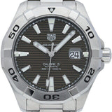 Tag Heuer Aquaracer Calibre 5 Automatic Sunray Brown Dial Silver Steel Strap Watch for Men - WAY2018.BA0927 Authentic Buy Shop Now