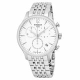Tissot T Classic Tradition Chronograph White Dial Silver Steel Strap Watch For Men - T063.617.11.037.00 Authentic Buy Shop Now