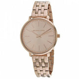 Michael Kors Pyper Three-Hand Rose Gold Dial Rose Gold Steel Strap Watch For Women - MK3897 Authentic Buy Shop Now