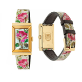 Gucci G-Frame Floral Mother of Pearl Dial White Leather Strap Watch For Women - YA147406 Authentic Buy Shop Now