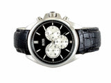 Hugo Boss Driver Black Dial Black Leather Strap Watch for Men - 1512879 Authentic Buy Shop Now