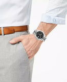 Gucci G Chrono Black Dial Silver Steel Strap Watch For Men - YA101204 Authentic Buy Shop Now
