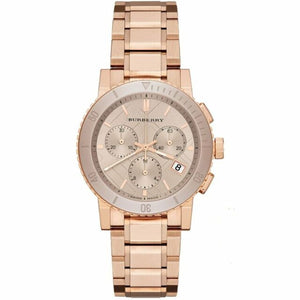 Burberry The City Rose Gold Dial Rose Gold Steel Strap Watch for Women - BU9703 Authentic Buy Shop Now