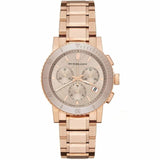 Burberry The City Rose Gold Dial Rose Gold Steel Strap Watch for Women - BU9703 Authentic Buy Shop Now