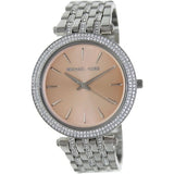 Michael Kors Darci Orange Dial Silver Stainless Steel Strap Watch for Women - MK3218 Authentic Buy Shop Now