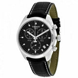 Tissot PR 100 Chronograph Black Dial Black Leather Strap Watch For Men - T101.417.16.051.00 Authentic Buy Shop Now
