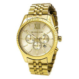 Michael Kors Lexington Gold Dial Gold Steel Strap Watch for Men - MK8281 Authentic Buy Shop Now
