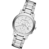 Burberry The City White Dial Silver Steel Strap Watch for Men - BU9750 Authentic Buy Shop Now