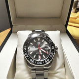 Tag Heuer Aquaracer Calibre 5 Premiere League Edition Black Dial Silver Stainless Steel Watch for Men - WAY201D.BA0927 Authentic Buy Shop Now