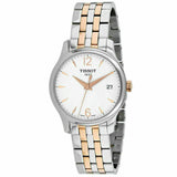 Tissot T Classic Tradition Lady White Dial Two Tone Steel Strap Watch For Women - T063.210.22.037.01 Authentic Buy Shop Now