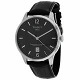 Tissot Chemin Des Tourelles Powermatic 80 Black Dial Black Leather Strap Watch For Men - T099.407.16.447.00 Authentic Buy Shop Now