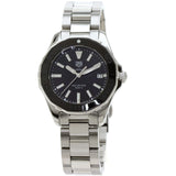 Tag Heuer Aquaracer Quartz Black Dial Silver Steel Strap Watch for Women - WAY131K.BA0748 Authentic Buy Shop Now