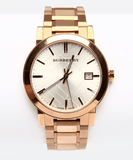 Burberry The City White Dial Rose Gold Steel Strap Watch for Women - BU9004 Authentic Buy Shop Now