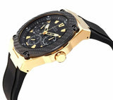 Guess Legacy Black Dial Black Rubber Strap Watch for Men - W1049G5 Authentic Buy Shop Now