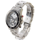 Marc Jacobs Rock Chronograph White Dial Silver Steel Strap Watch for Men - MBM5027 Authentic Buy Shop Now