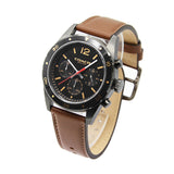 Coach Sullivan Chronograph Black Dial Brown Leather Strap Watch for Men - 14602070 Authentic Buy Shop Now