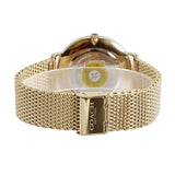Coach Charles Black Dial Gold Mesh Bracelet Watch for Men - 14602440 Authentic Buy Shop Now