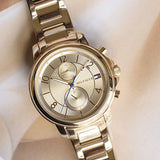 Tommy Hilfiger Claudia Gold Dial Gold Steel Strap Watch for Women - 1781821 Authentic Buy Shop Now
