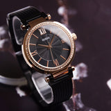 Guess Soho Diamonds Black Dial Black Mesh Bracelet Watch for Women - W0638L5 Authentic Buy Shop Now
